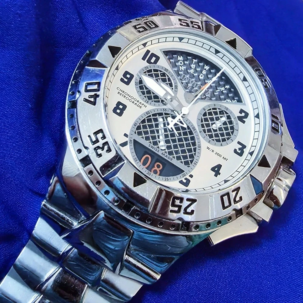 Invicta Excursion Swiss Made Luxury Invicta Big Mens Watch
